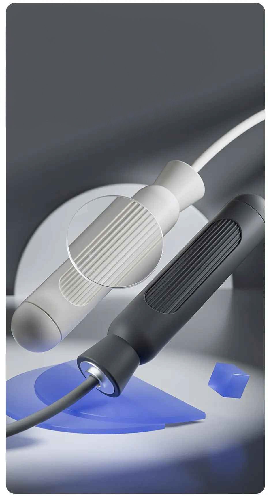 Corde a sauter ergonomique