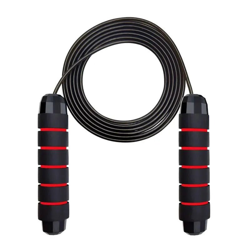 corde a sauter rouge noir