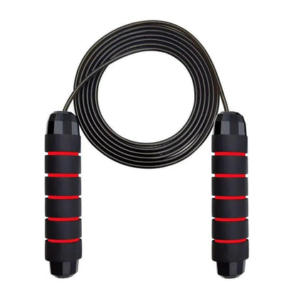corde a sauter rouge noir