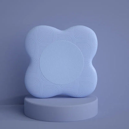 coussin yoga bleu