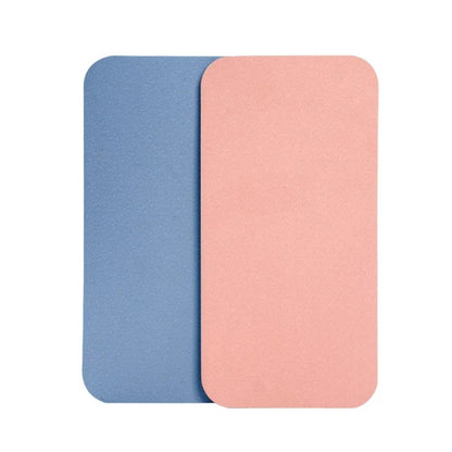 coussin yoga rose bleu