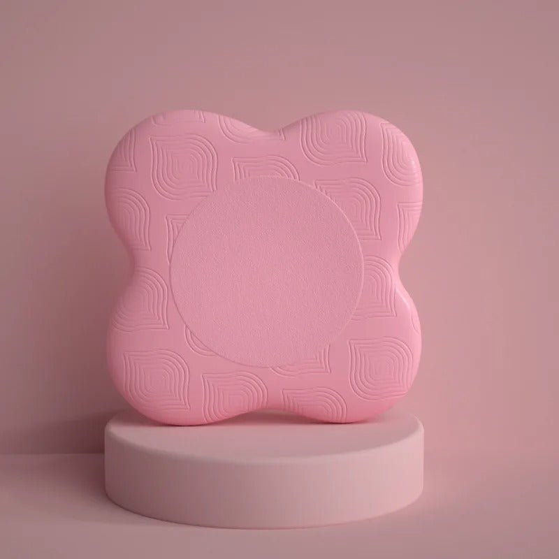 coussin yoga rose