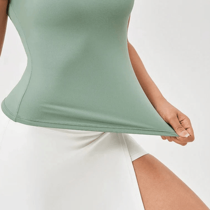 haut sport femme noir coupe sculptante biomécanique élasticité 4D