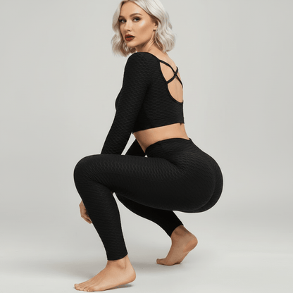 Legging anti cellulite noir femme squat profond opacité Positiflow