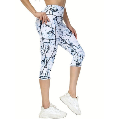 Legging court femme - imprimé - Positiflow