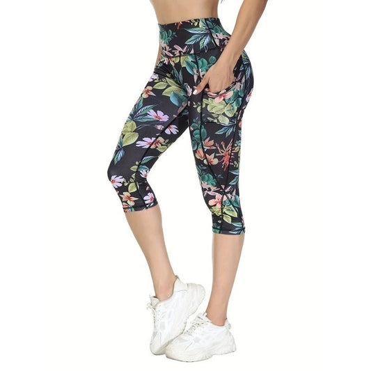 Legging court femme - imprimé - Positiflow