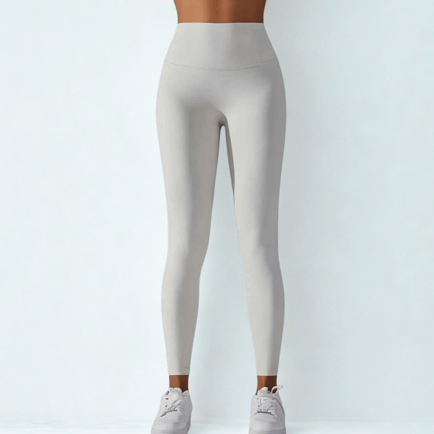 legging effet nu blanc