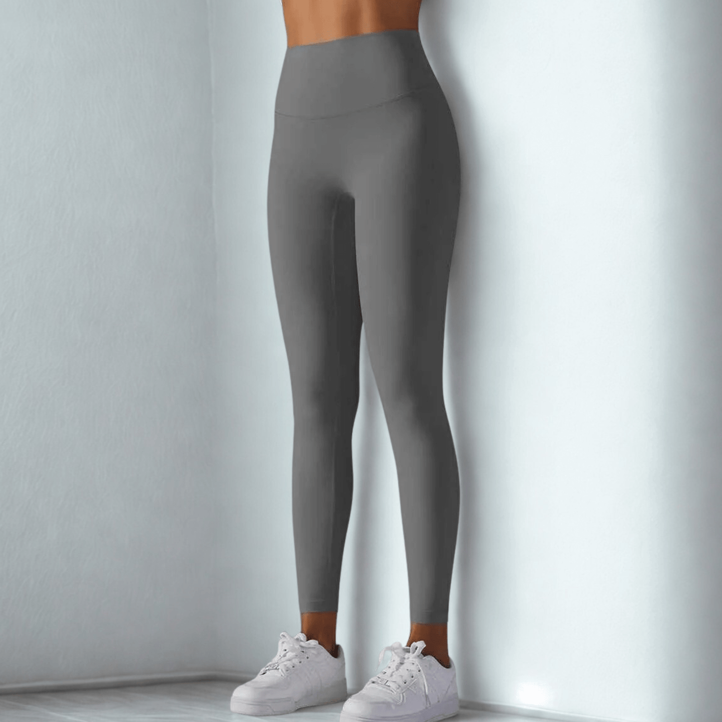 legging effet nu gris