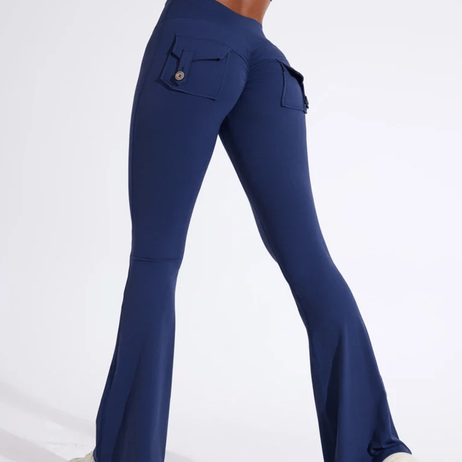 legging femme coupe evase fessier