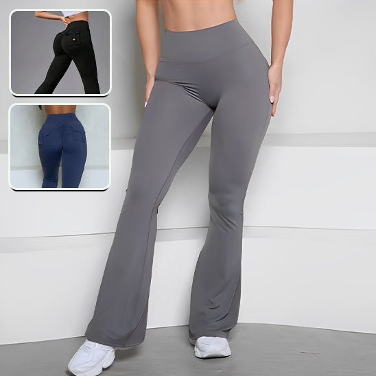 legging femme coupe evase no camel toe