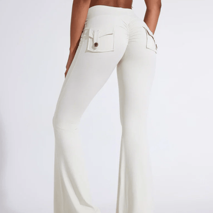 legging femme coupe evase sechage rapide
