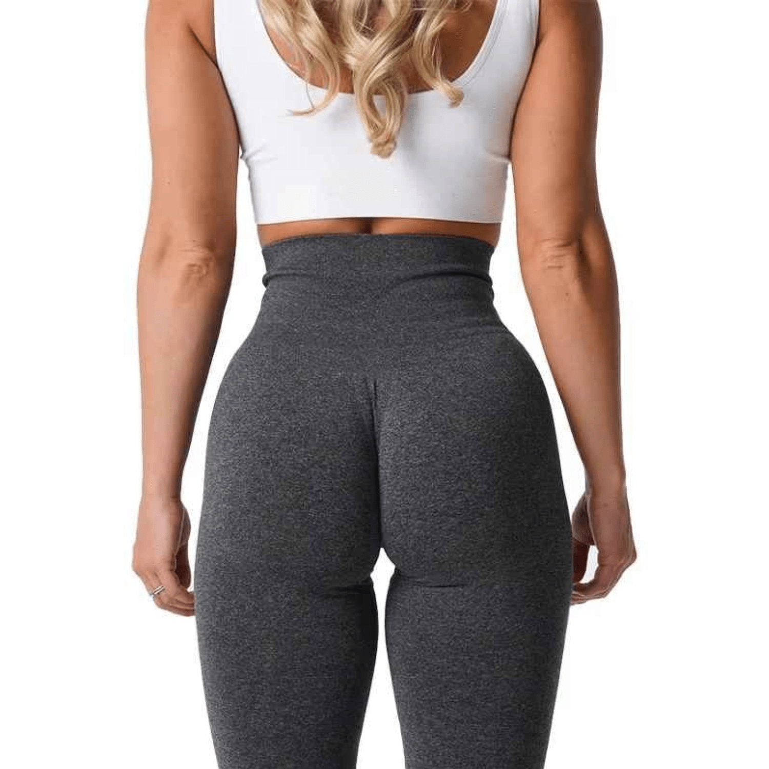 legging femme sport gris fonce