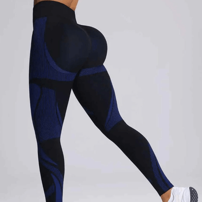legging power femme noir compression graduée effet gainant musculation