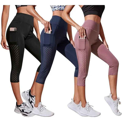 Legging running femme-capri - Positiflow