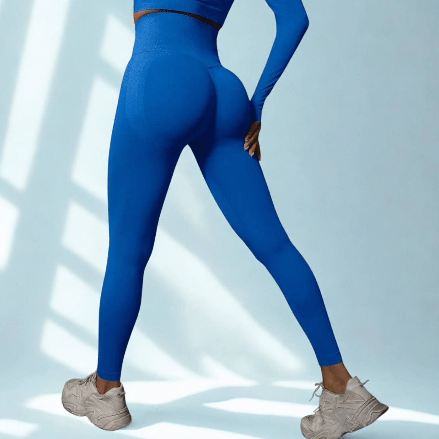 legging sport femme taille haute élasticité 4 directions confort