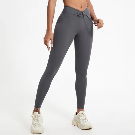 legging taille haute avec cordon