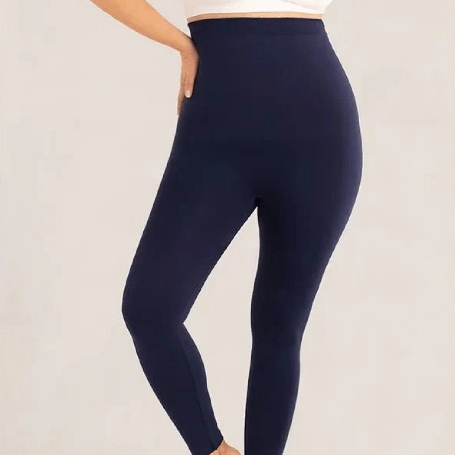 leggings leggings basique taille haute femme gainant sculpant sport bleu