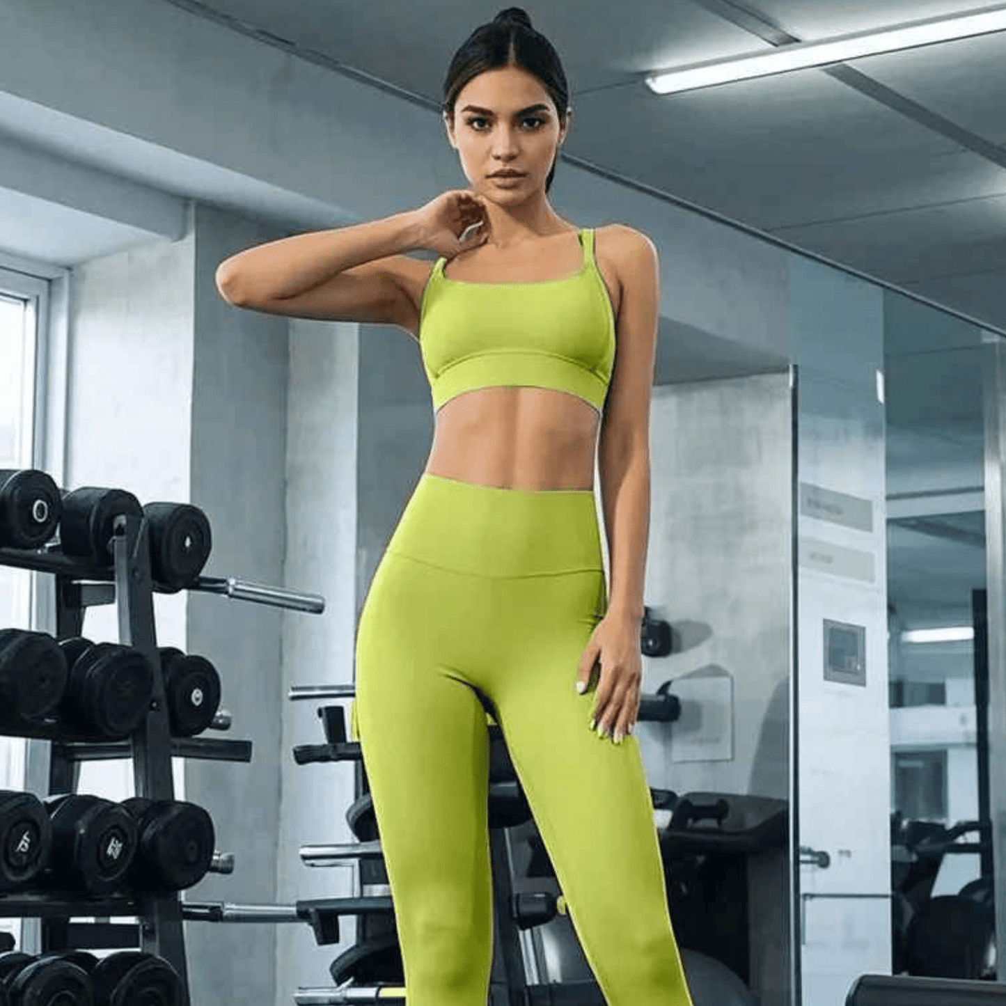 legging fitness taille haute
