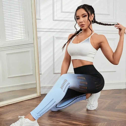 leggings tie dye femme taille haute couleurs vibrantes art portable