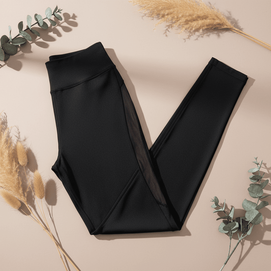  Épaisseur tissu opaque non transparent leggings femme noir qualité