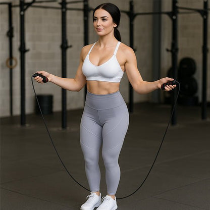 Équipement fitness complet corde a sauter legging brassière sport Positiflow