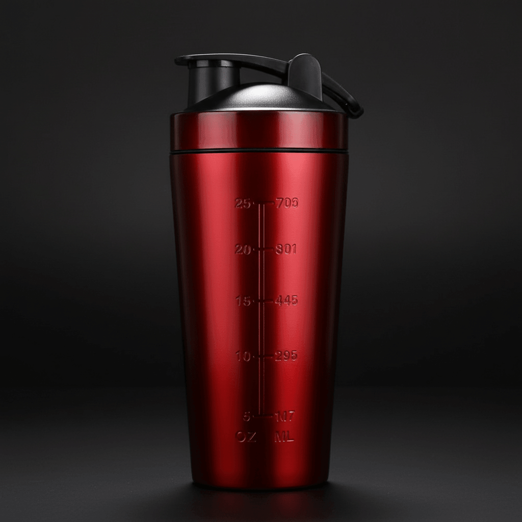 shaker rouge durabilité exceptionnelle acier inoxydable longévité
