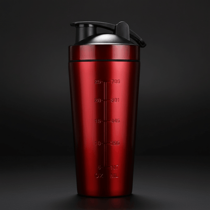 shaker rouge durabilité exceptionnelle acier inoxydable longévité