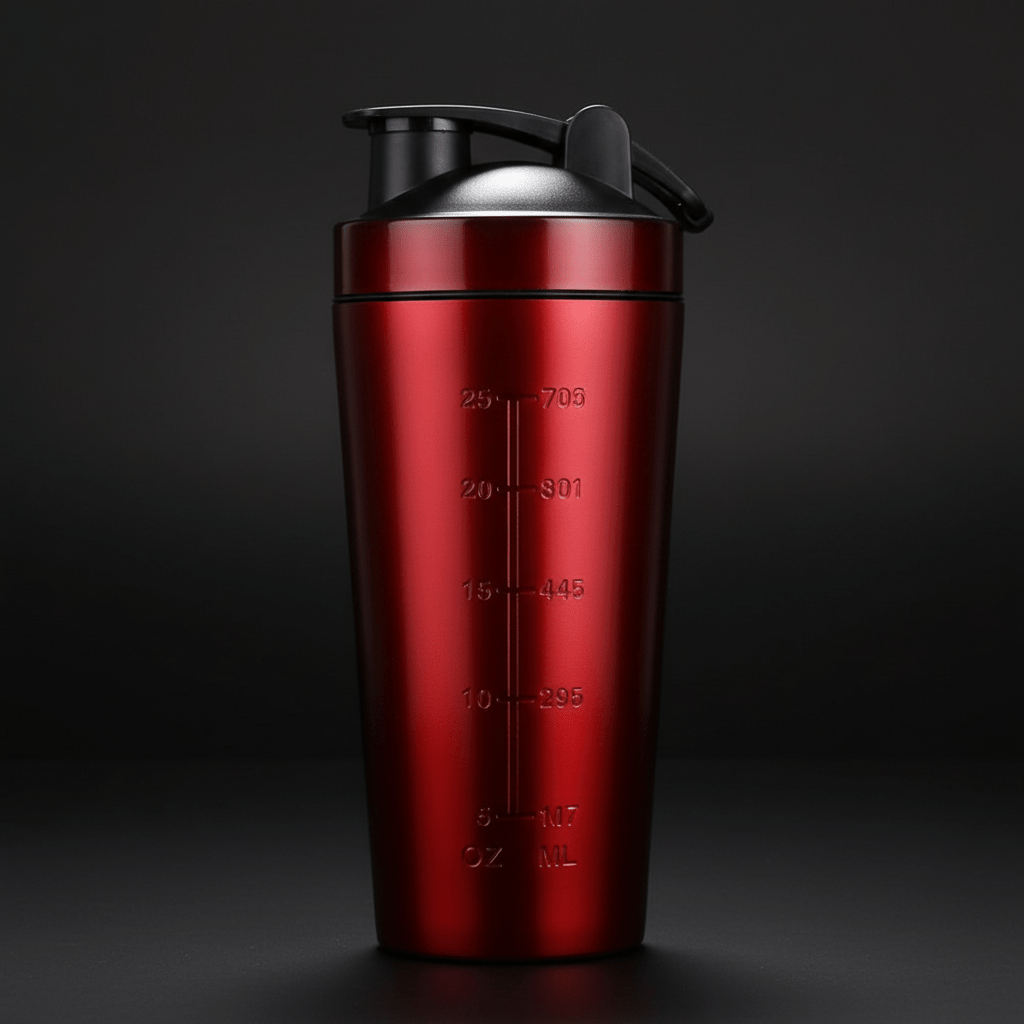 shaker rouge durabilité exceptionnelle acier inoxydable longévité