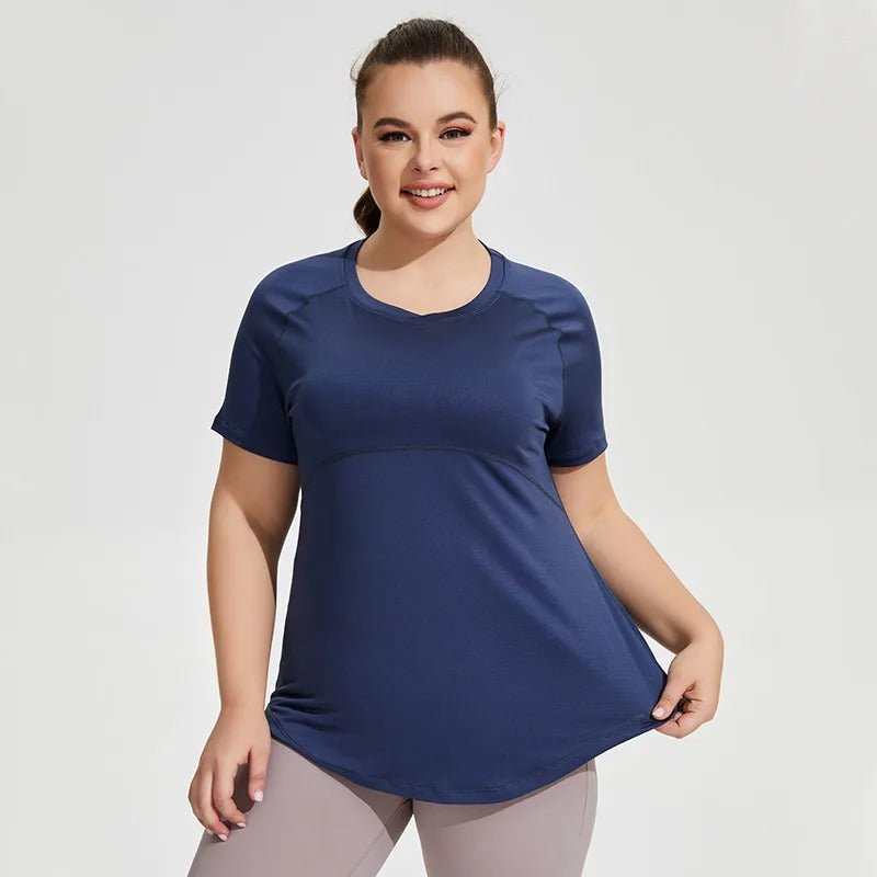 t shirt femme-grande taille - Positiflow