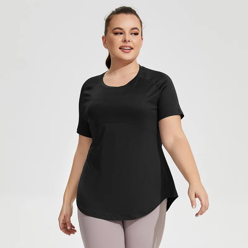 t shirt femme-grande taille - Positiflow