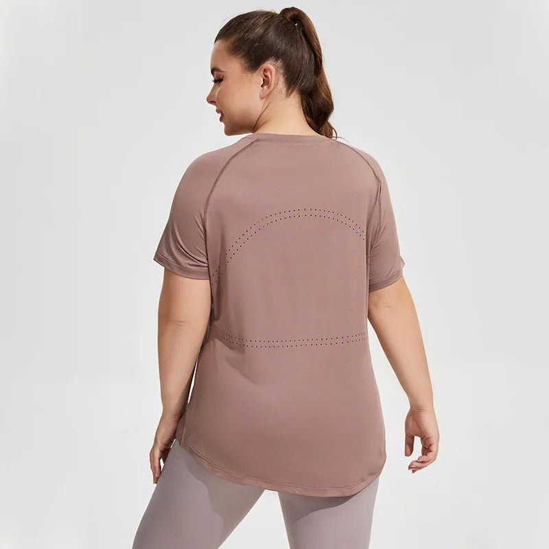 t shirt femme-grande taille - Positiflow