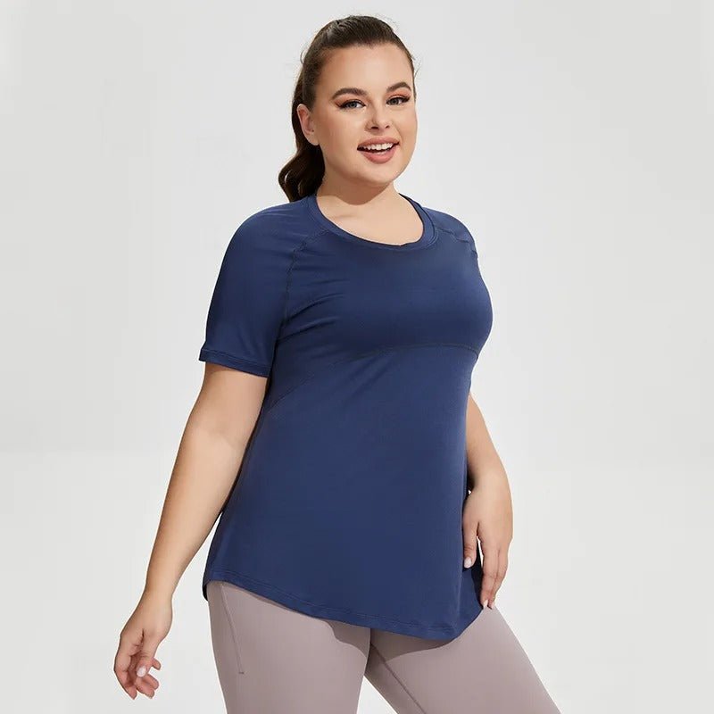t shirt femme-grande taille - Positiflow