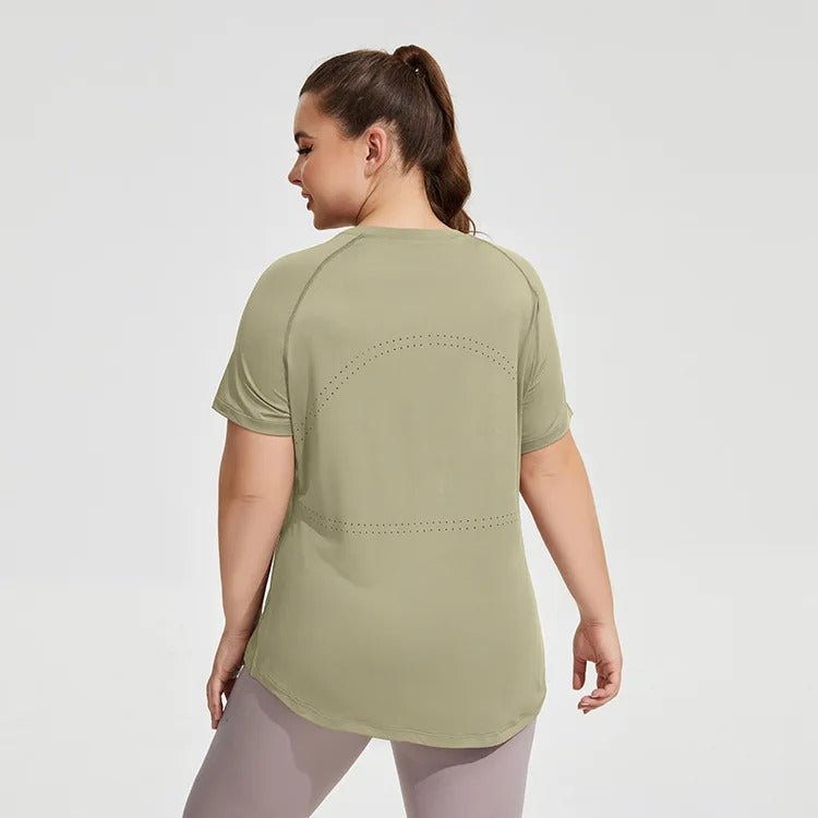 t shirt femme-grande taille - Positiflow