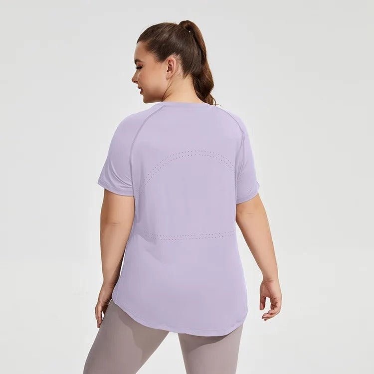 t shirt femme-grande taille - Positiflow