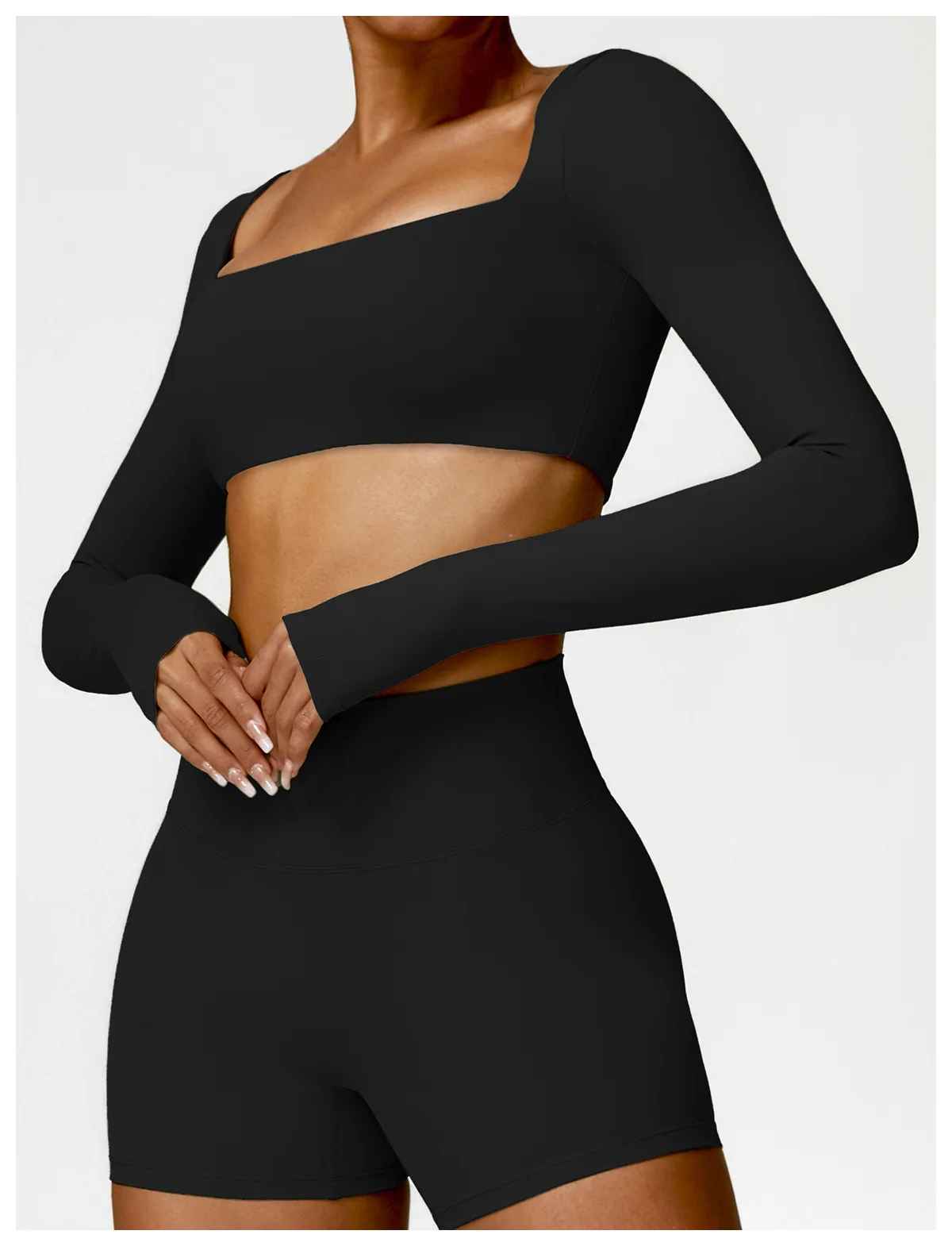 t shirt manches longues-push up - Positiflow