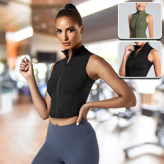 t-shirt pour femme-zippé - Positiflow