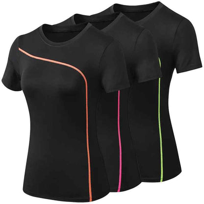 t shirt sport femme-noir - Positiflow