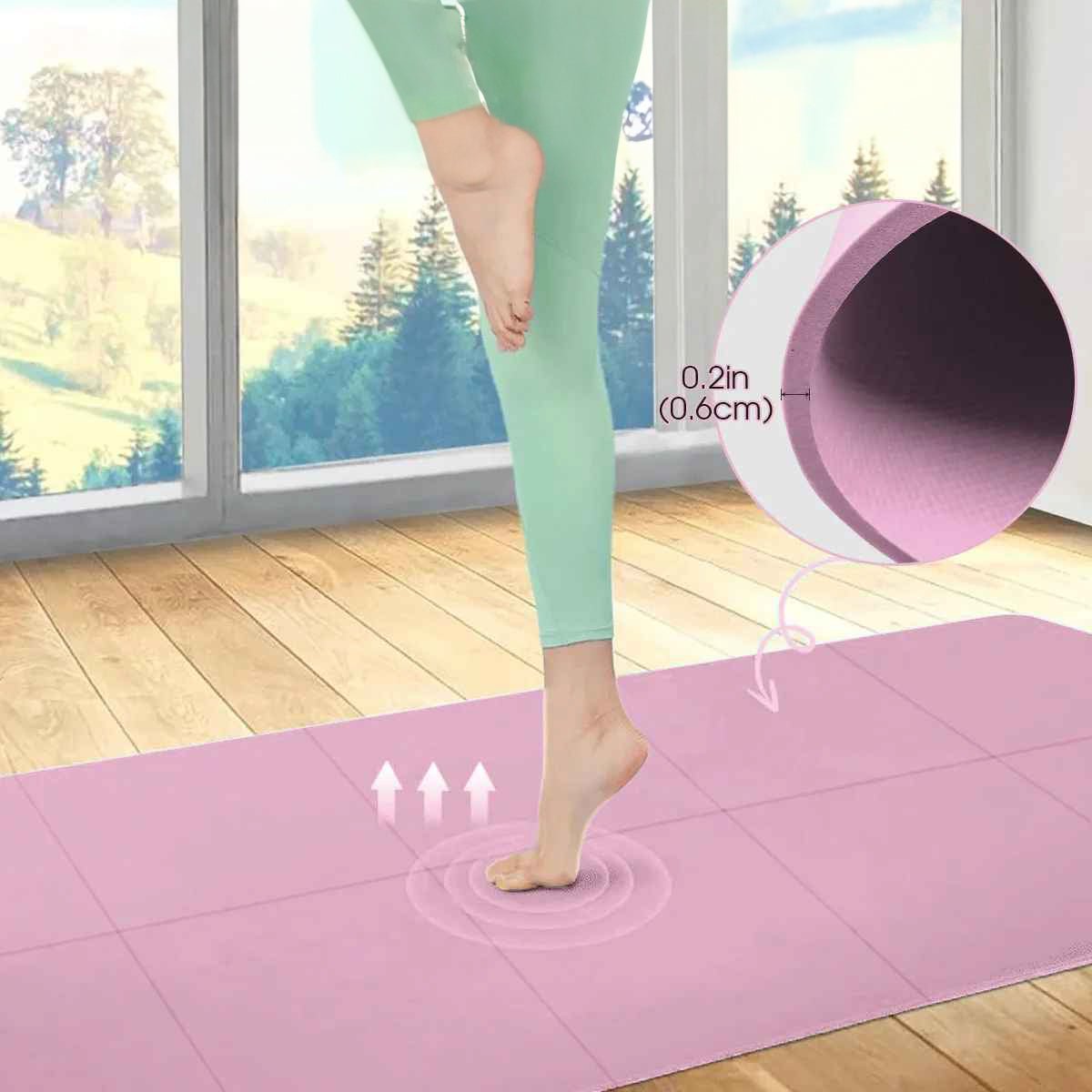 tapis de yoga de voyage pliable