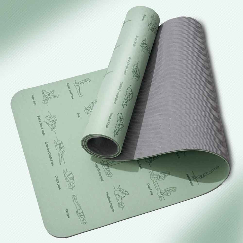 tapis de yoga vert