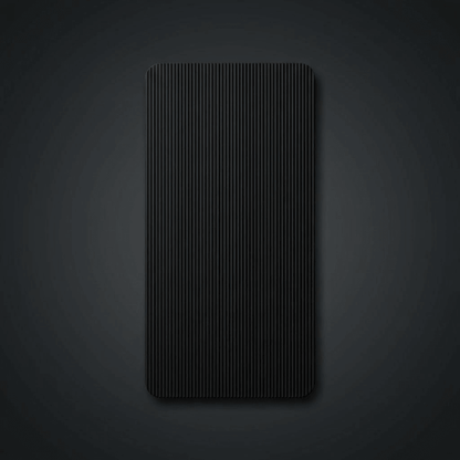  Tapis du sport MaxFit NBR noir, photo packshot sur fond anthracite premium minimaliste