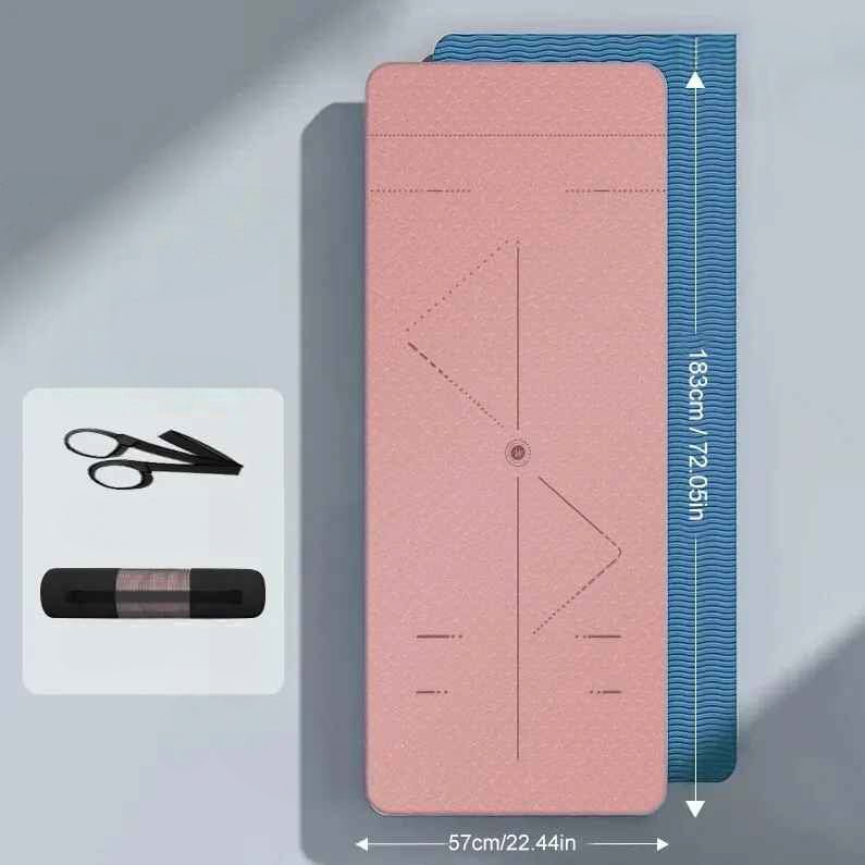 tapis pour le yoga petit rose