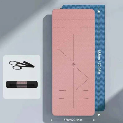 tapis pour le yoga petit rose