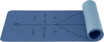 tapis yoga bleu clair