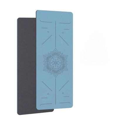 tapis yoga bleu