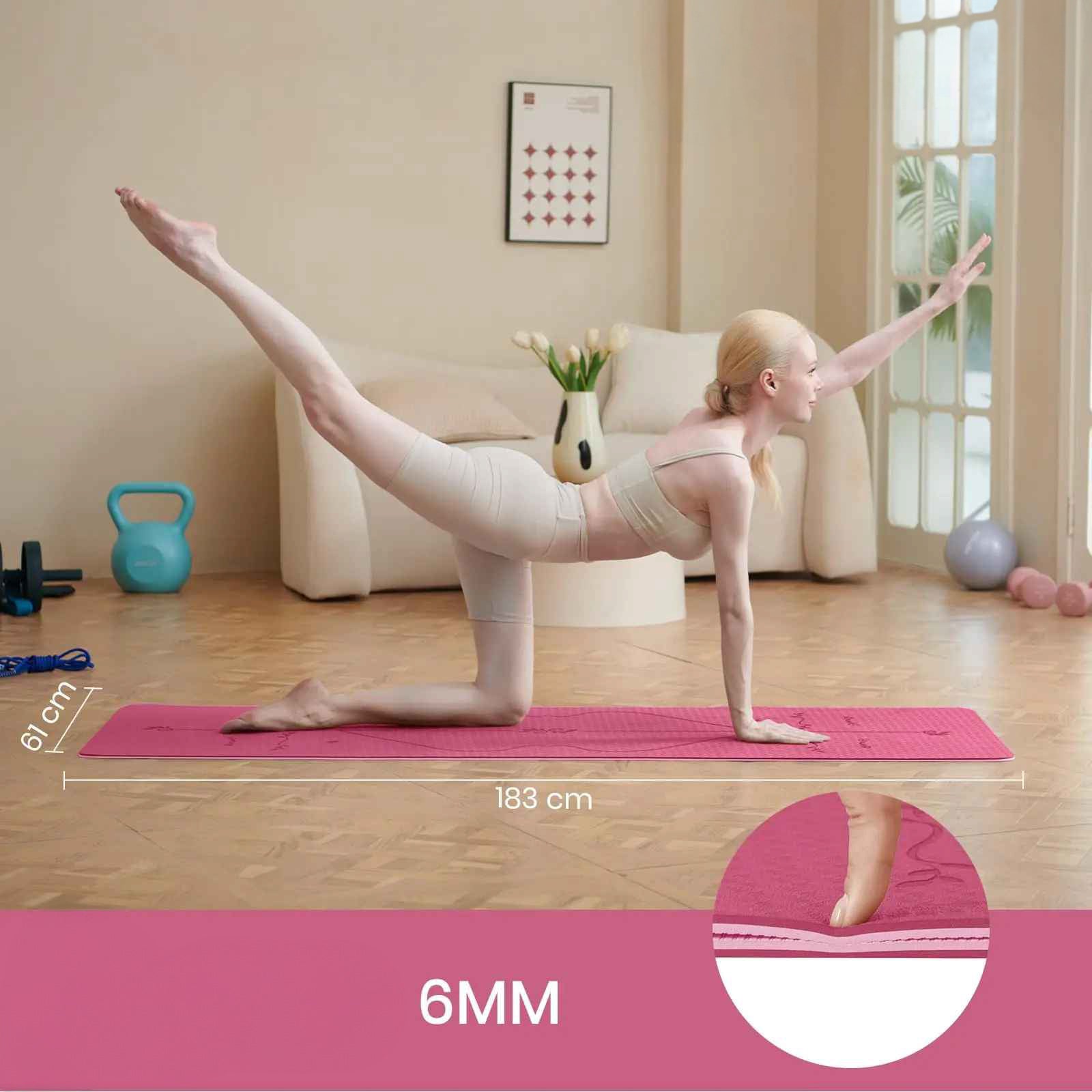 tapis yoga mesures