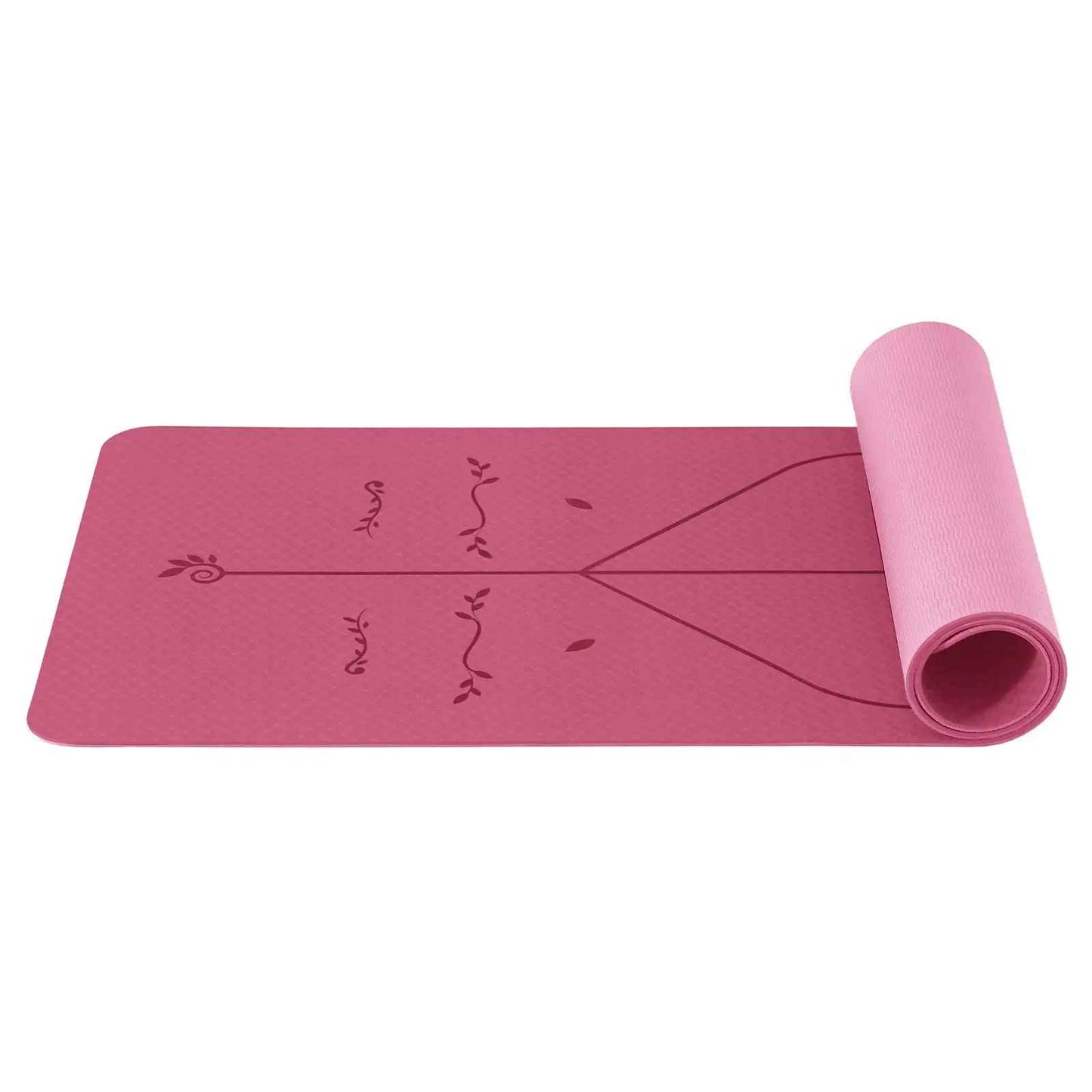 tapis yoga rose bombon