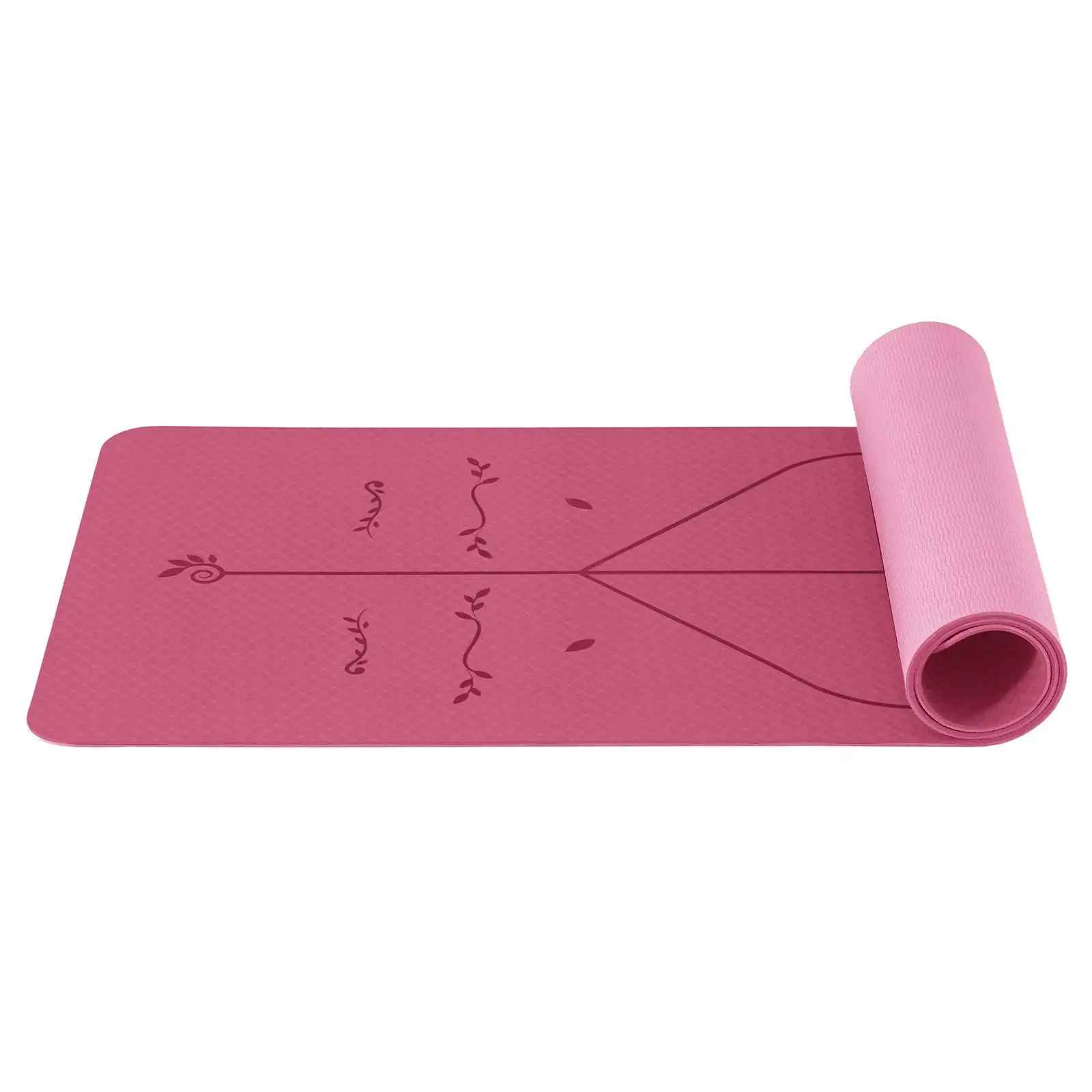 tapis yoga rose bombon
