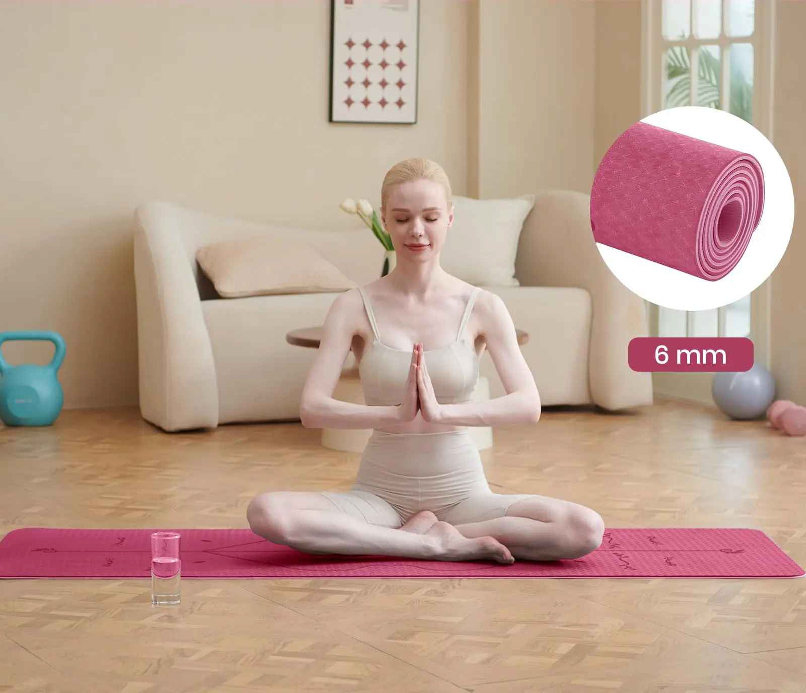 tapis yoga six mm