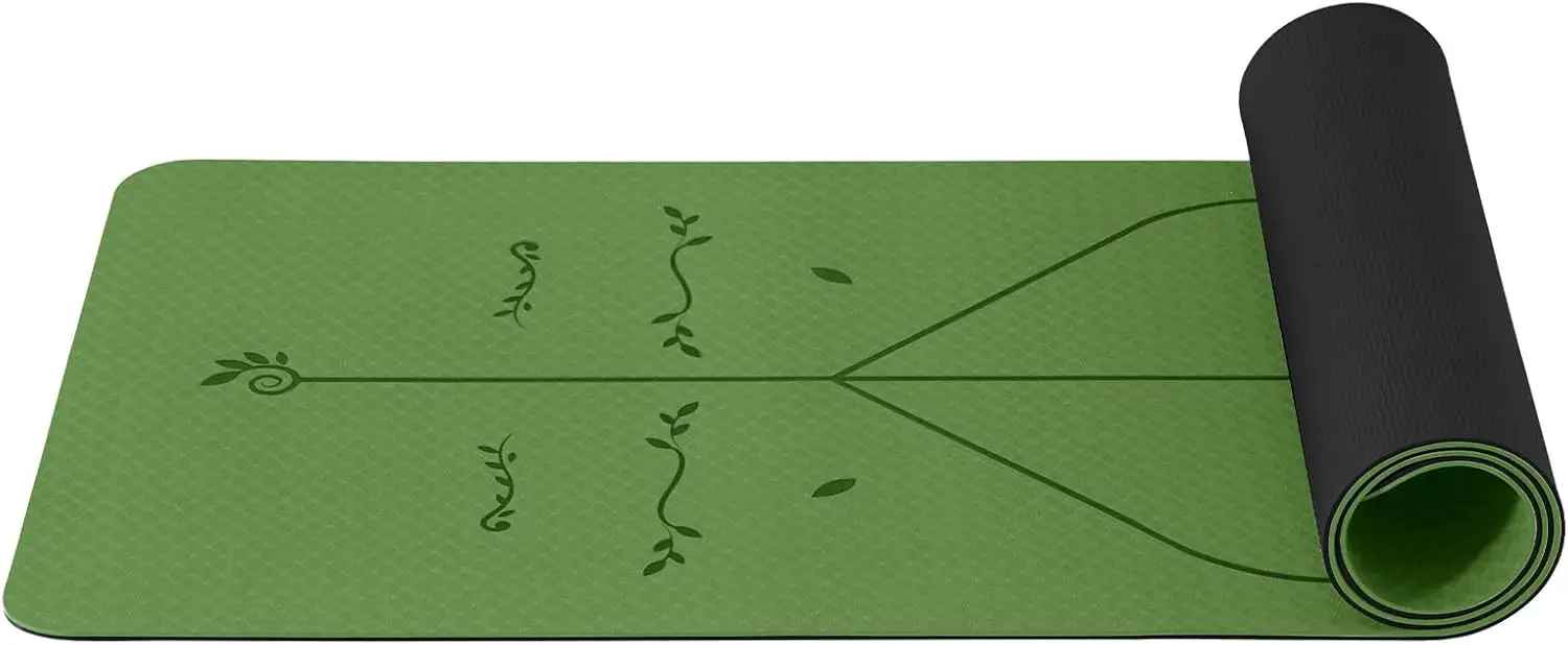 tapis yoga vert sapin