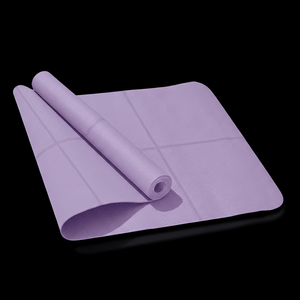 Tapis de yoga MOOD violet premium EVA surface texturée studio zen
